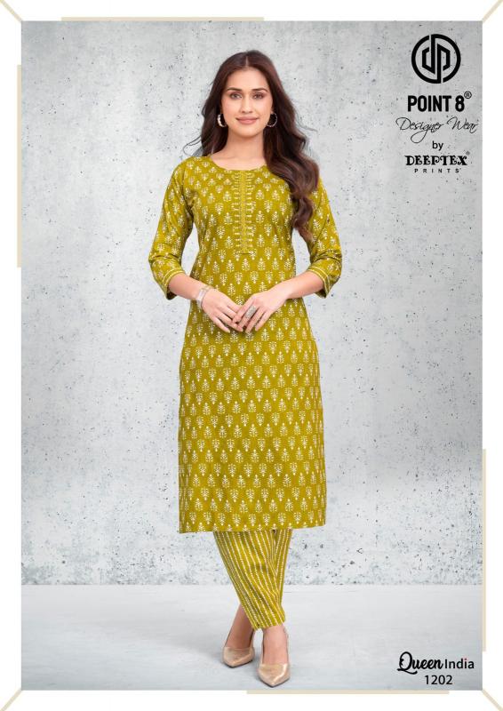 Deeptex queen india vol-12 jaipuri cotton kurti wholesaler